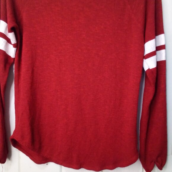 Disney Shirt Women S Long Sleeve Mickey Graphic Wear Red - Picture 15 of 16